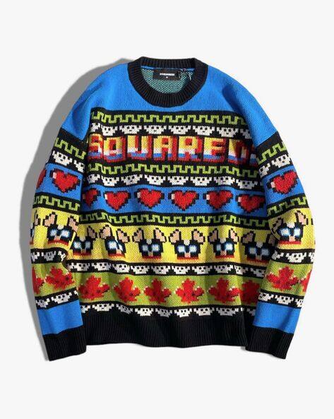 Buy Dsquared2 Ciro-Knit Crew-Neck Regular Fit Sweatshirt