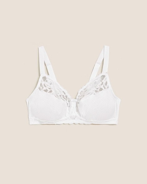 MARKS & SPENCER Smoothing Non-Wired Bralette T337158WHITE (40A