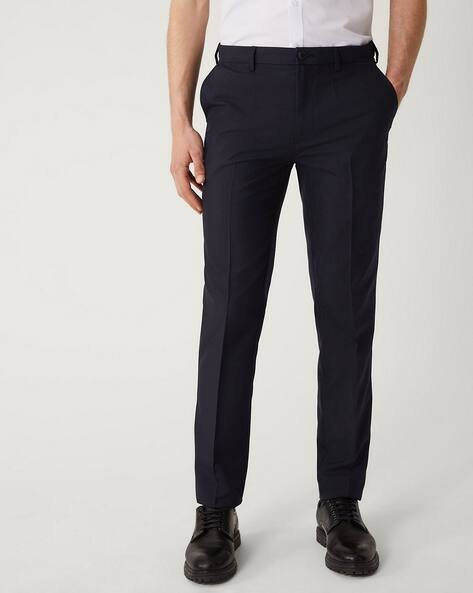 Marks & Spencer Crease Resistant Slim Fit Flexi Waist Trousers