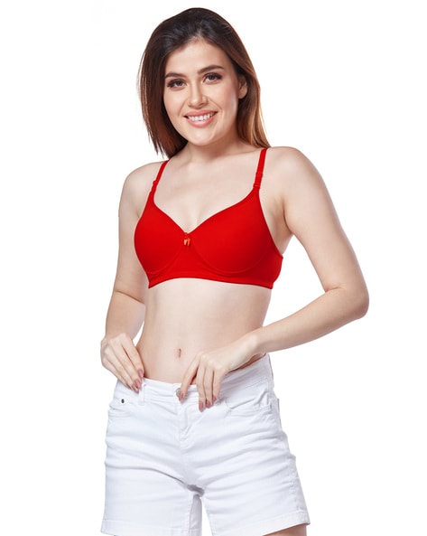 Women's Cotton Lycra Daily Wear Bra - Loggerhead