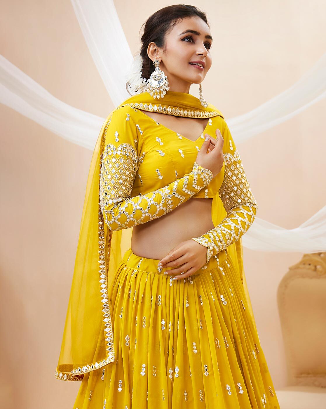 Buy A Line Lehenga Choli, A Line Bridal Lehenga Designs Online