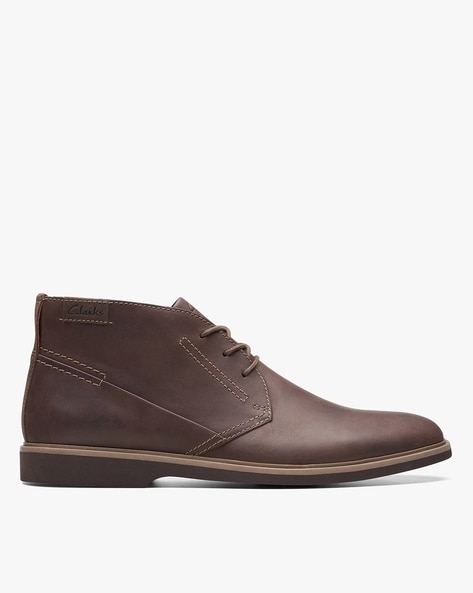 Clarks Men Malwood Lace-Up Ankle-Length Boots