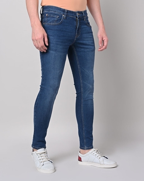 Spykar Mid-Wash Skinny Fit Jeans