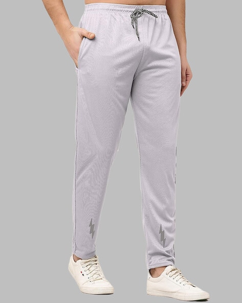 Grey polyester track hot sale pants