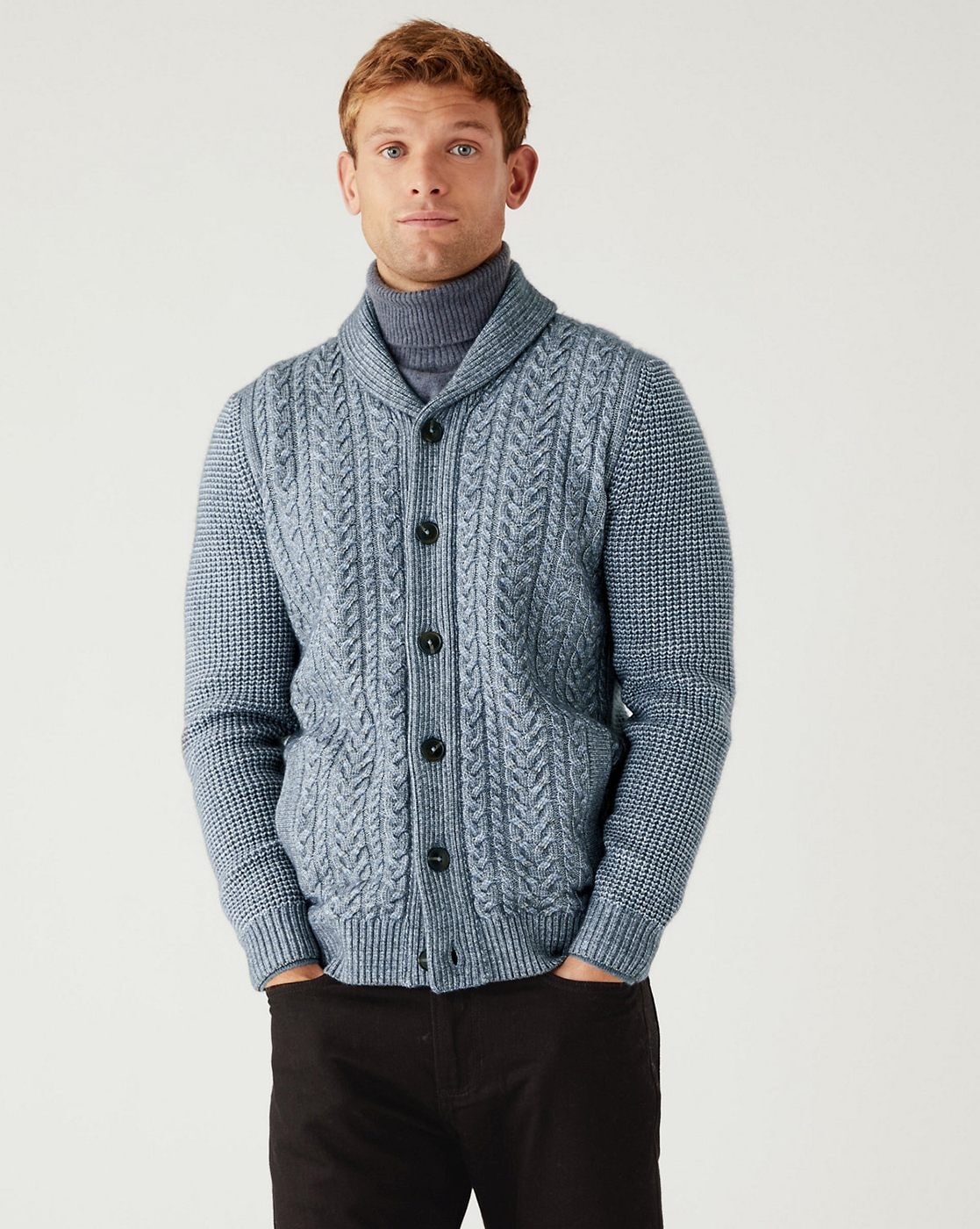 Marks and 2025 spencer mens cardigan