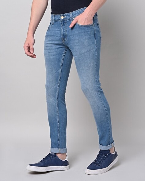 Spykar Lightly Washed Skinny Fit Jeans