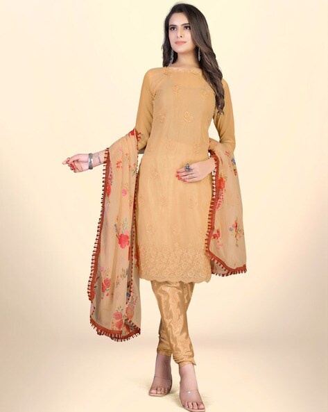Buy Grey Dress Material for Women by Ethnic Junction Online | Ajio.com