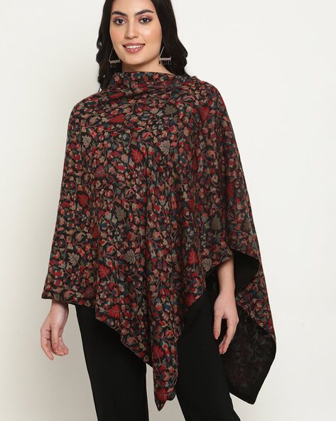 Kani Woven Woolen Poncho Price in India