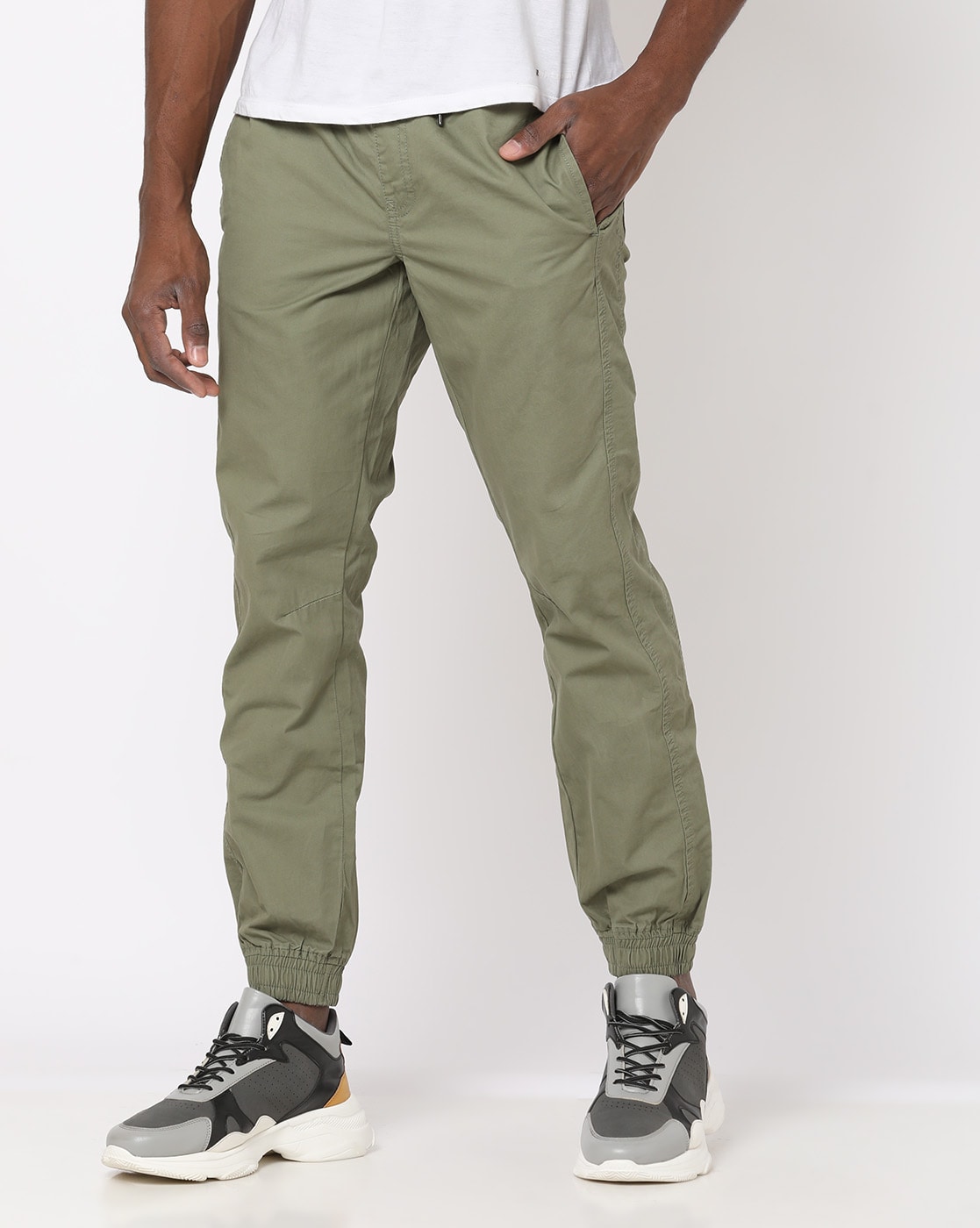 YUHAOTIN Joggers for Men Green Men's Sweatpants Joggers Men's Slim