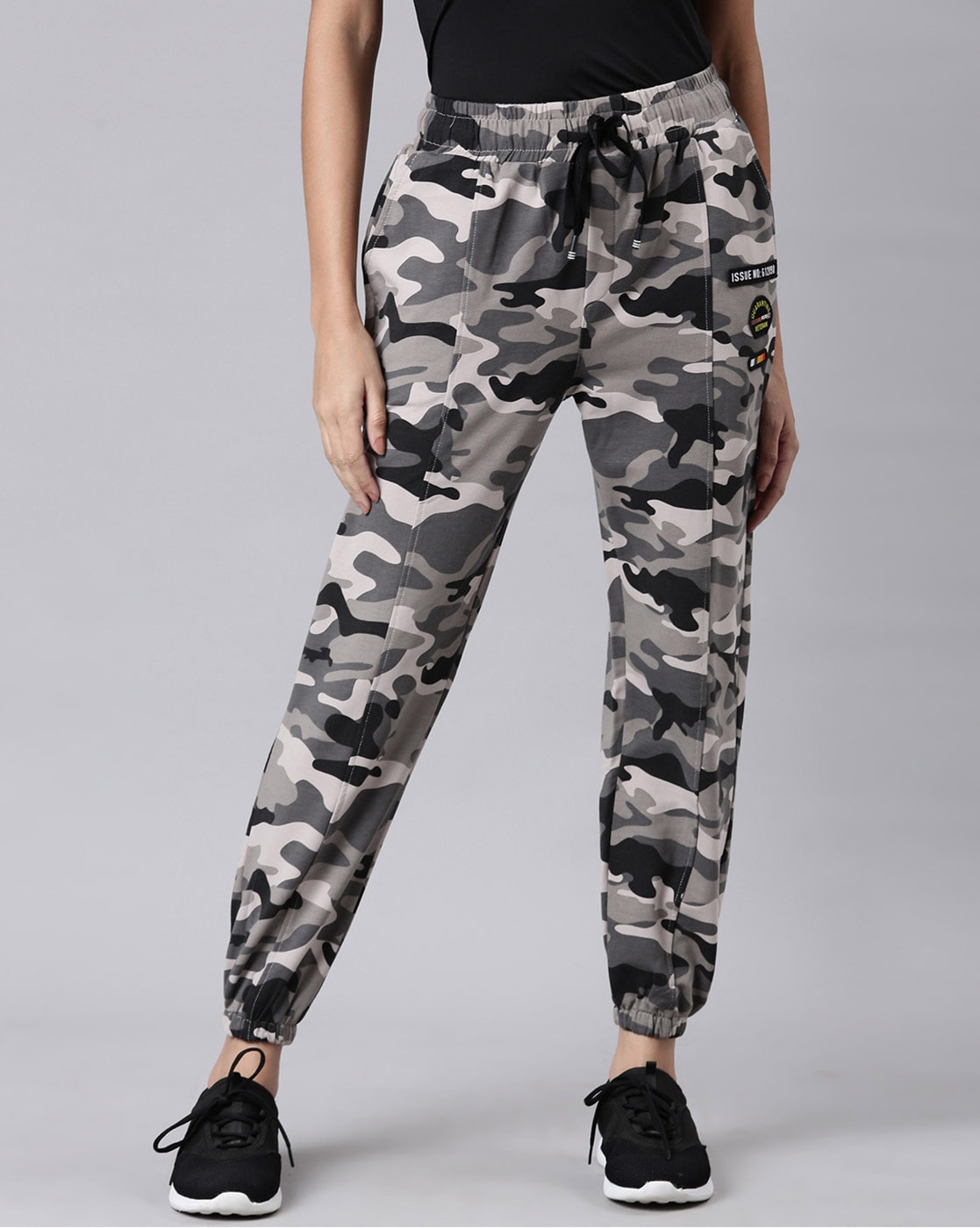 Women's Fashion Camo Cargo Trousers Casual Pants Military Army Combat Camouflage  Jeans High Waist Loose Sports Pants Hose | Wish