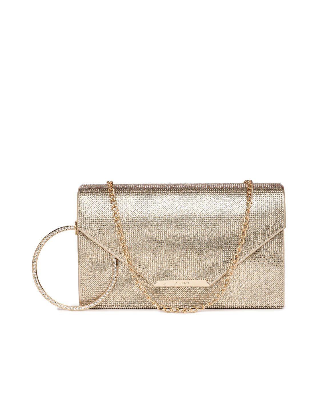 Aldo 2025 gold clutch