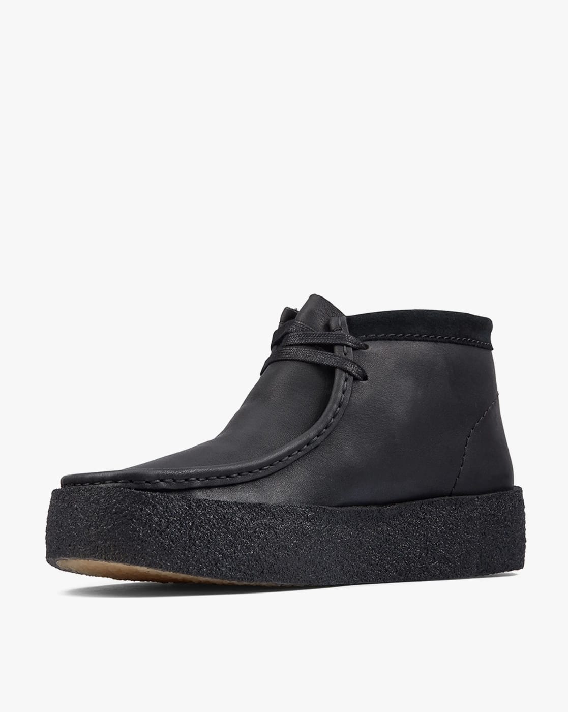 Buy CLARKS Wallabee Cup Boot Leather Shoes Online | Ajio.com