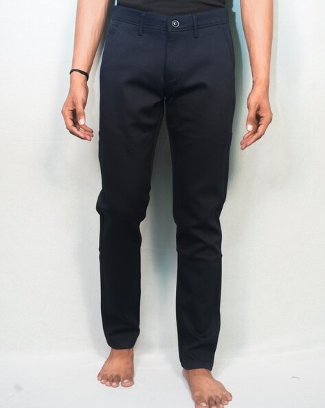 Buy Black Trousers & Pants for Men by BARCELONA Online