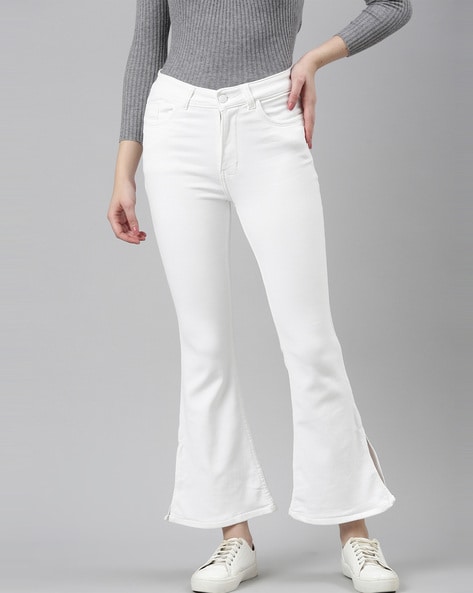 White discount bootcut jeggings