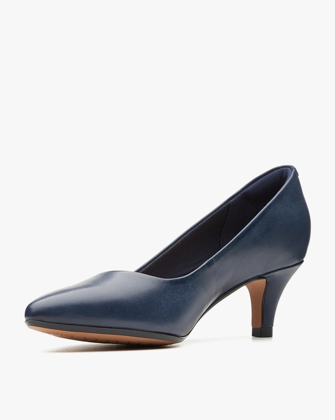 Clarks navy clearance blue pumps