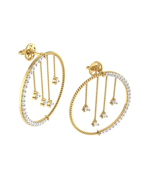 13378 - Silver (925) hanging earrings -gold plated sticks - - Silver Jewelry  - Earrings without stones - Jewelry Wholesale On-line Sentiell