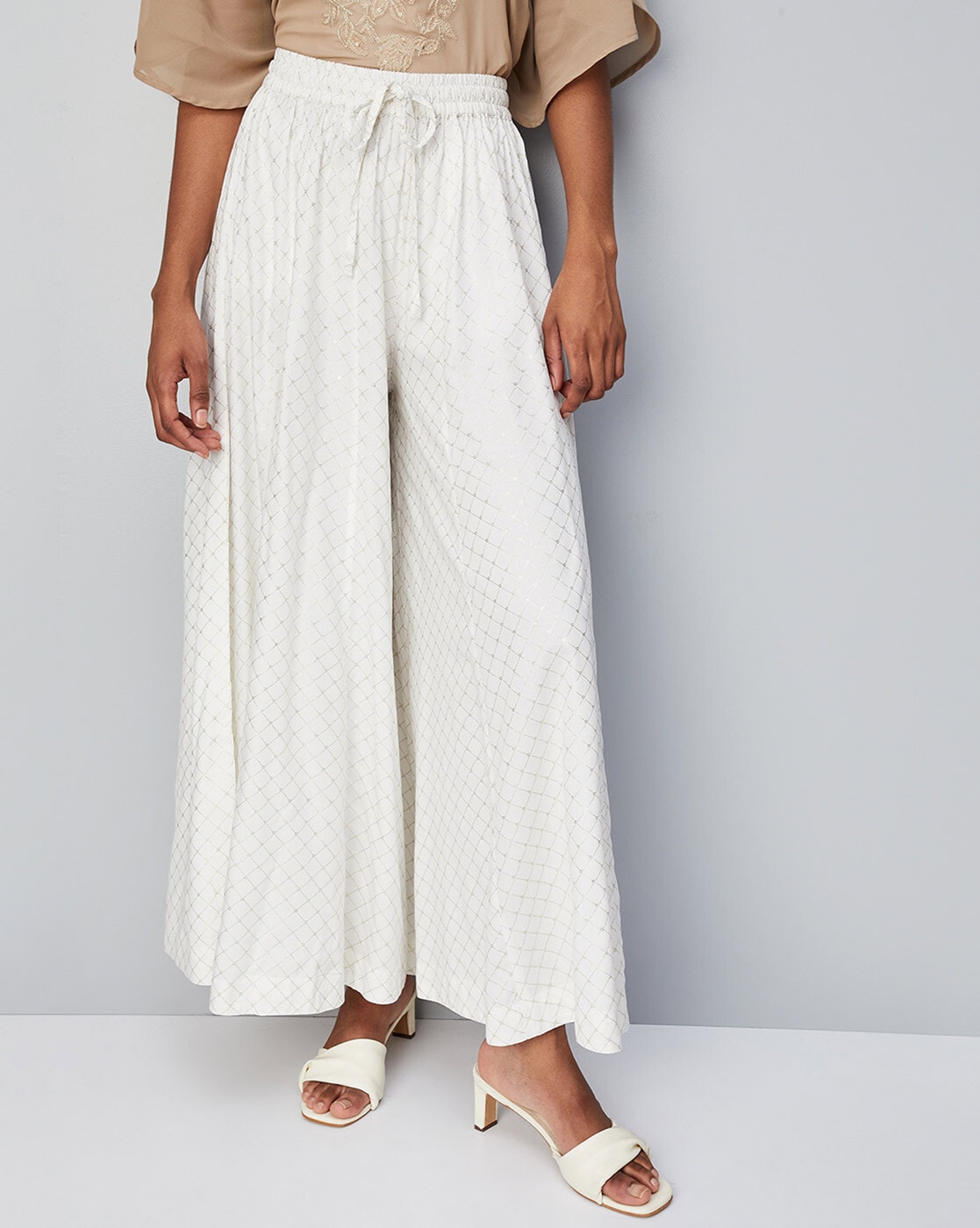 White After Sunset Pleated Pants – JLUXLABEL