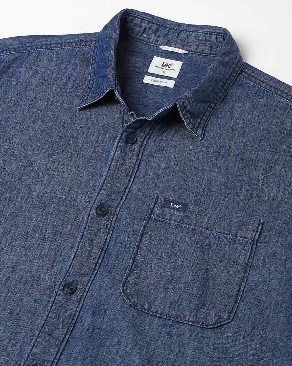 Denim Lounge - LEE Western Denim Shirt - Blueprint (L66WPLLH)