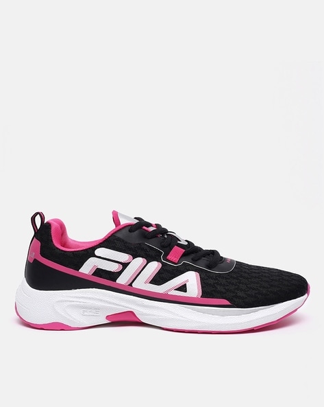 Fila running shoes best sale pink