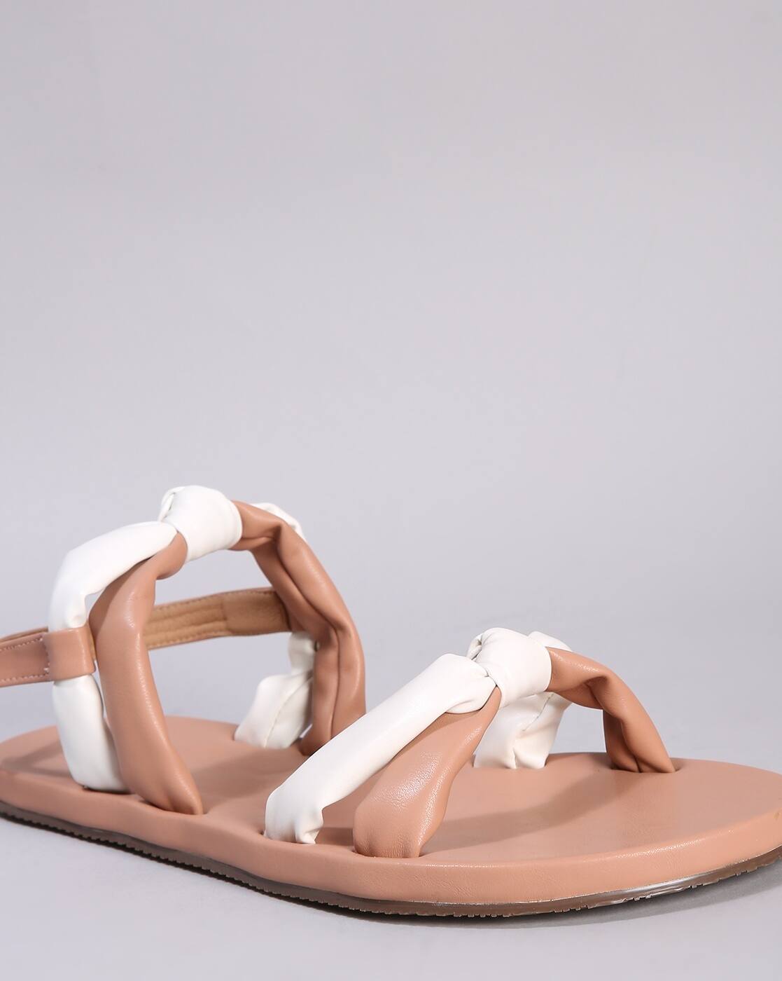 Women Buckle Strap Flat Sandals