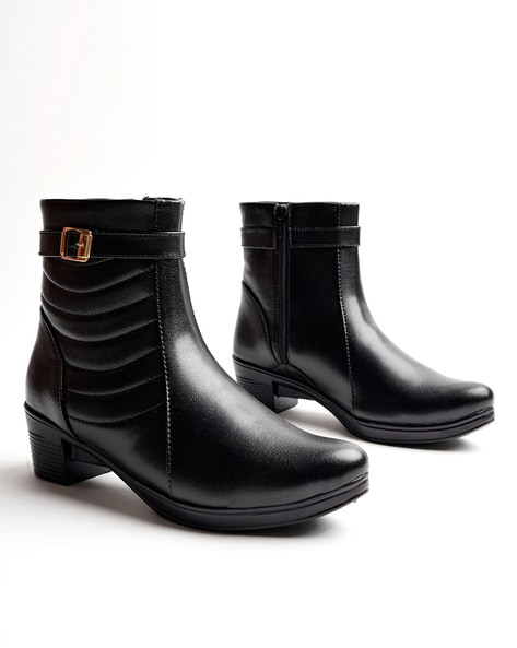 Buy Black Boots for Women by Shoetopia Online