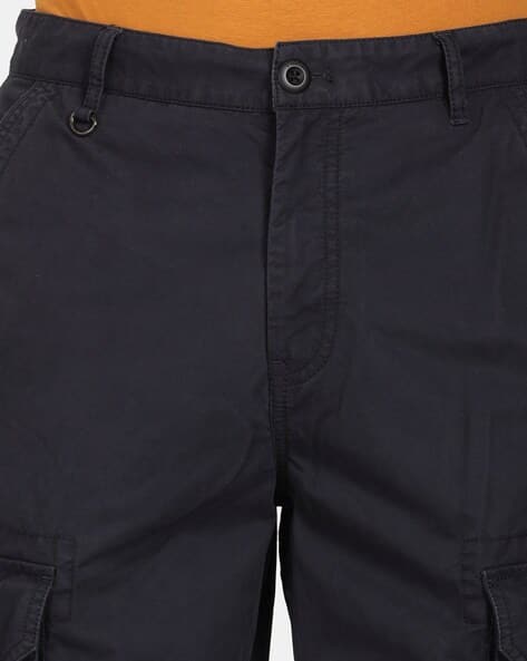 Buy Black Iris Shorts 3/4ths for Men by T-Base Online