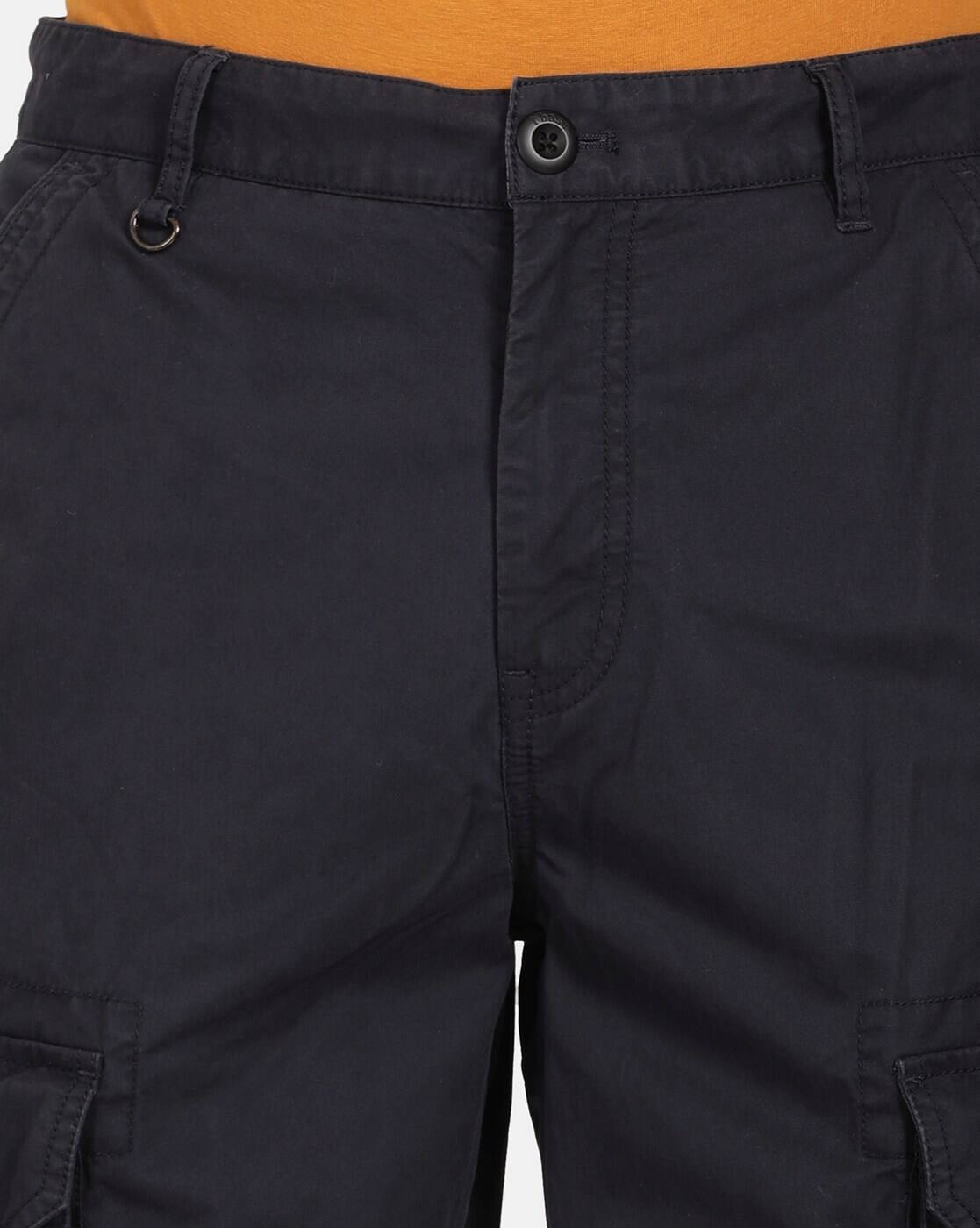 Buy Black Iris Shorts 3/4ths for Men by T-Base Online