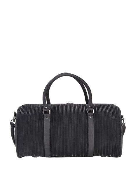 Black and white striped cheap duffle bag