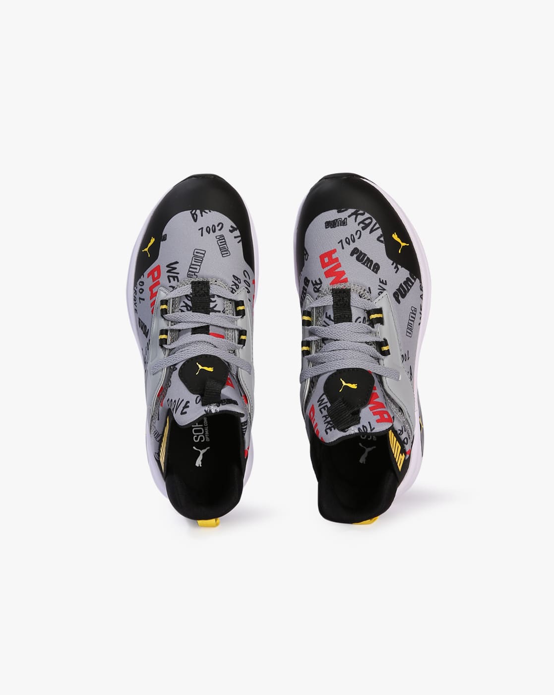 Buy Cool Mid Grey Black Sneakers for Boys by Puma Online