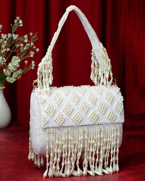 Buy White Clutches & Wristlets for Women by Anekaant Online