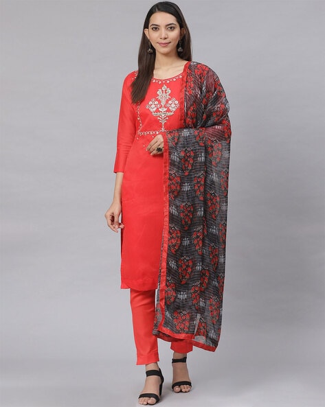 Salwar Studio Polyester Solid, Printed Kurta & Churidar Material Price in  India - Buy Salwar Studio Polyester Solid, Printed Kurta & Churidar Material  online at Flipkart.com