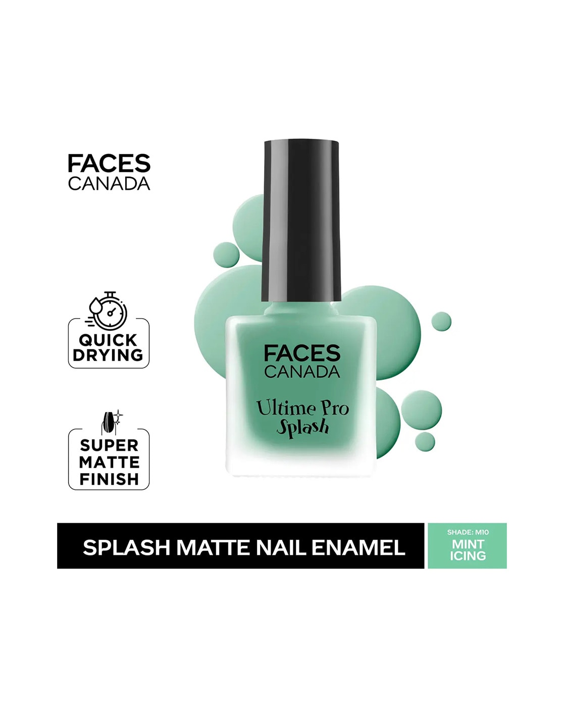 Faces Canada Ultime Pro Splash Matte Nail Enamel 8ml | eBay