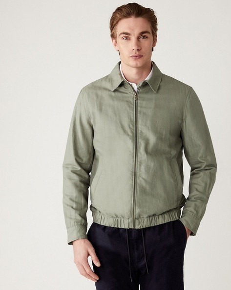 Marks and spencer green on sale jacket