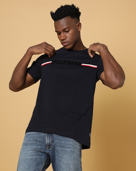 Buy Navy Blue Tshirts for Men by TOMMY HILFIGER Online