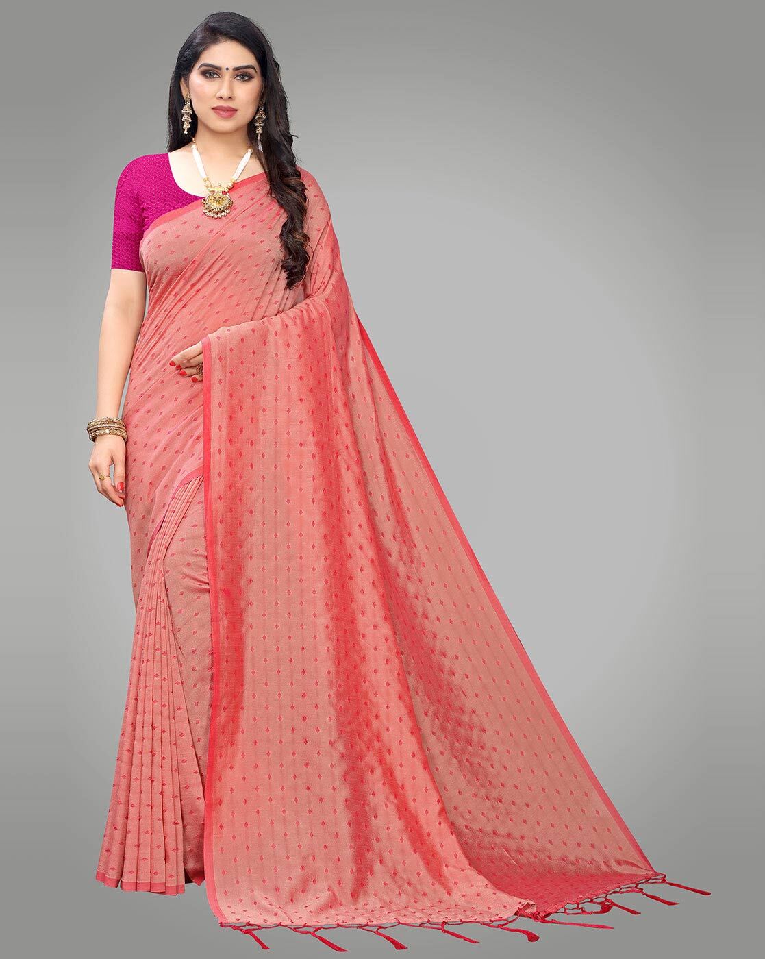 Buy Pink Sarees for Women by AARRAH Online | Ajio.com