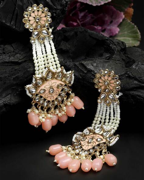 Ethnic Pipal Patti Mirror Maangtikka with Earring Set - Dark Green |  FashionCrab.com | Earring set, Exclusive designer jewellery, Bold statement  jewelry