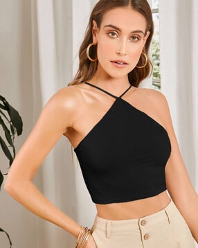 Buy Black Tops for Women by LAGASHI Online