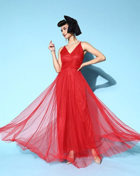 Red Wedding Dress | A-line & Gothic Design | Brides & Tailor