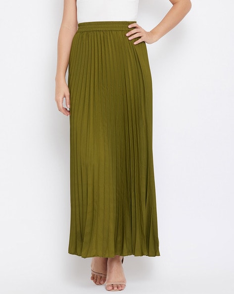 Olive green skirts outlet 2020