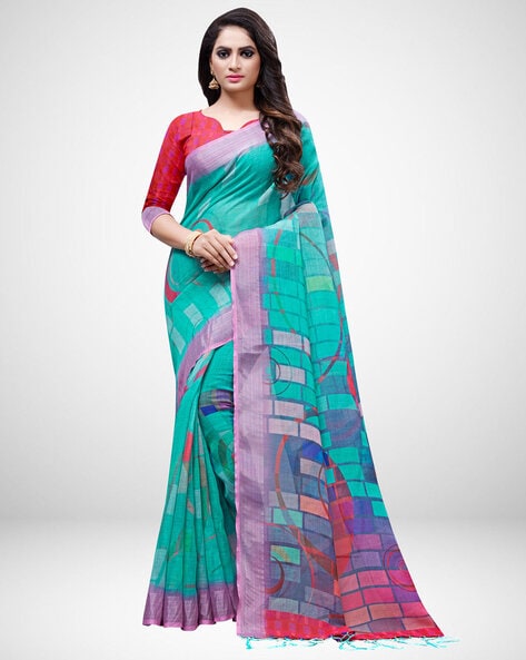 Buy Green Sarees for Women by Saree mall Online | Ajio.com