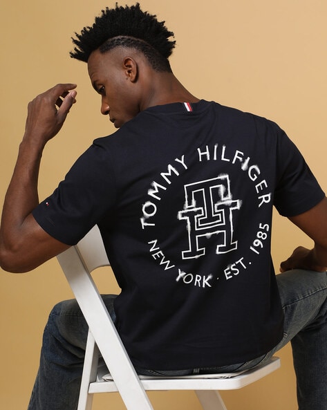 Buy Navy Blue Tshirts for Men by TOMMY HILFIGER Online