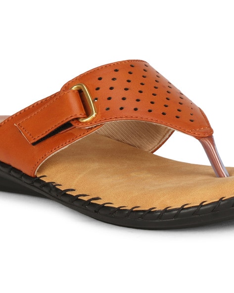 Flat Sandals with Velcro Fastening