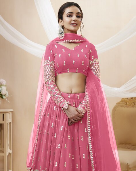Buy Pink Lehenga Choli Sets for Women by ZEEL CLOTHING Online