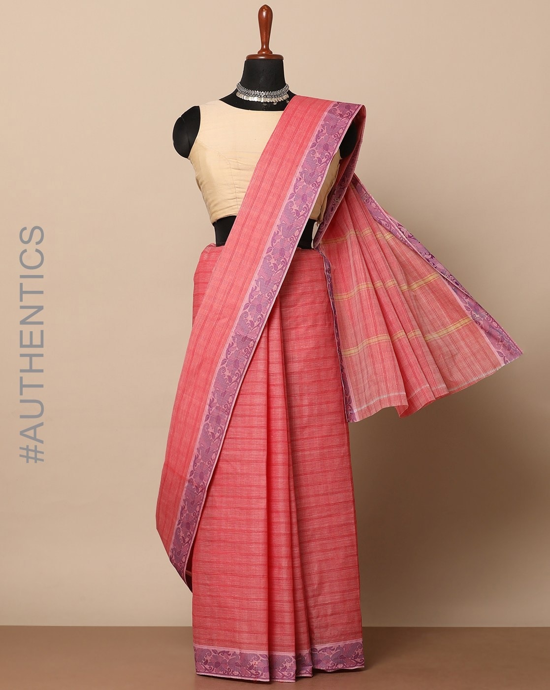 Buy Brown Sarees for Women by Indie Picks Online | Ajio.com