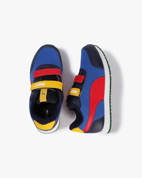 Puma blue and yellow hotsell casual shoes