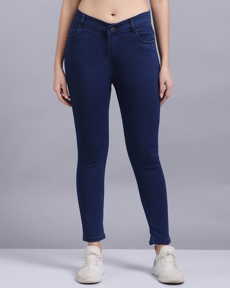 Buy Navy Blue Jeans & Jeggings for Women by FLYING GIRLS Online