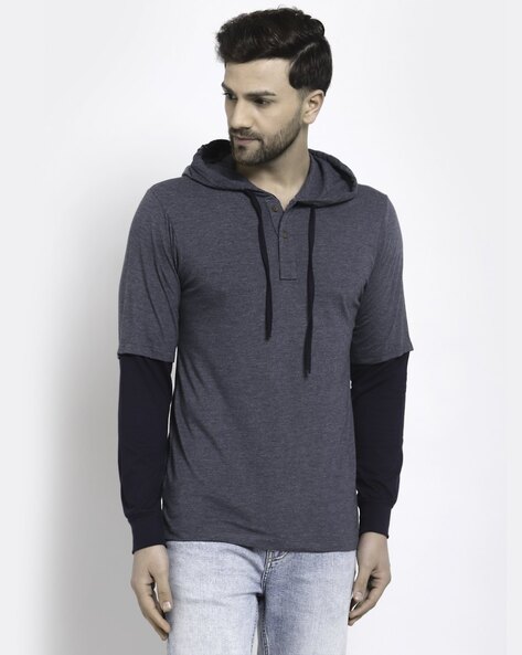 Half hoodies 2024 for men