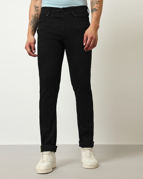 Lee black slim store fit jeans