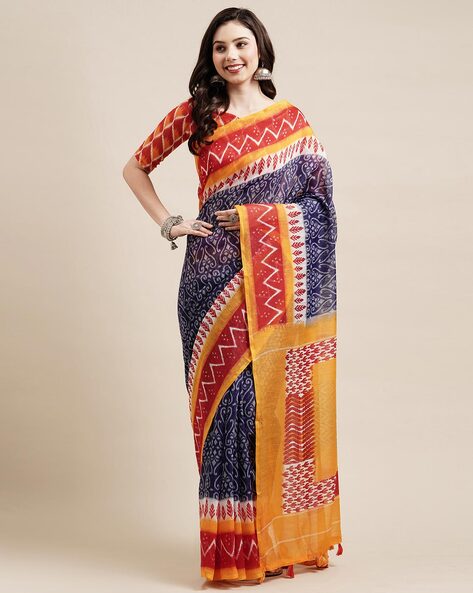 Buy Black Sarees for Women by ASHWATH Online | Ajio.com