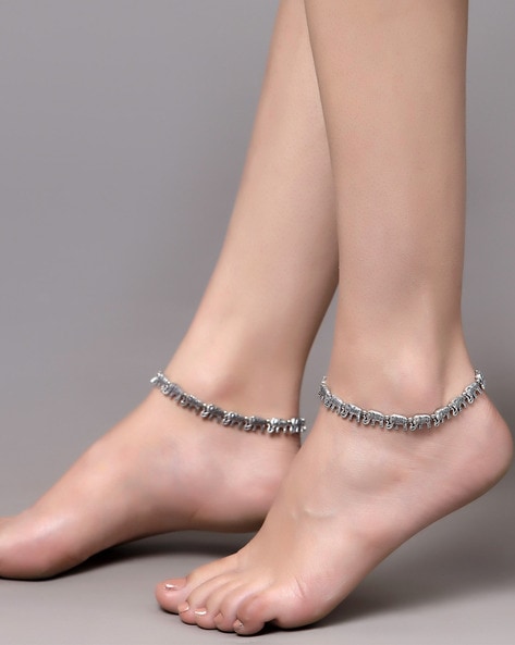 Buy silver store anklets